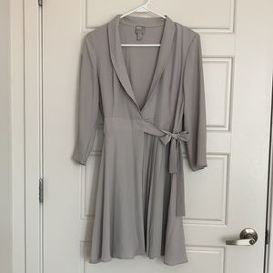 ASOS collared wrap dress